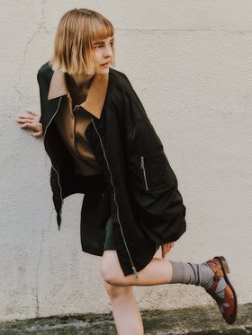 【スタイリング/styling】の【セットアップ対応】ナイロンフライトジャケット 人気、トレンドファッション・服の通販 founy(ファニー) ファッション Fashion レディースファッション Fashion for Women アウター Coat / Outerwear Collection レディースジャケット・軽アウター Jackets おすすめ Recommended / Our Picks ジャケット Jacket, Outerwear スマート Smart, Elegant セットアップ Set-Up, Coordinated Outfit フェミニン Feminine, Girly ミリタリー Military, Army Style エレガント 上品 Elegant |ID:prp329100004826701