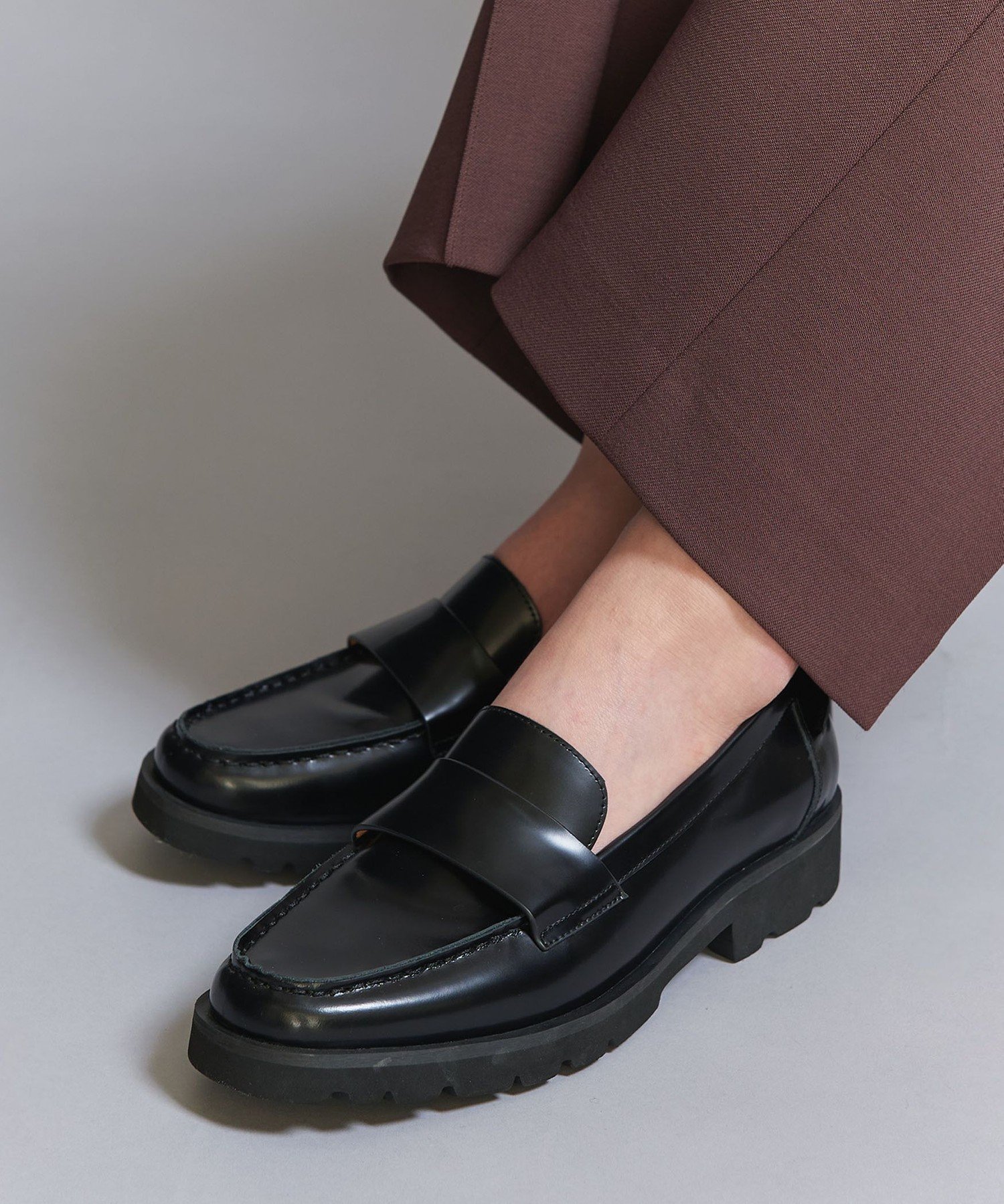 【ビューティ&ユース ユナイテッドアローズ/BEAUTY&YOUTH / UNITED ARROWS】のARTESANOS レザー ベーシック ローファー インテリア・キッズ・メンズ・レディースファッション・服の通販 founy(ファニー) 　ファッション　Fashion　レディースファッション　Fashion for Women　ソックス　Socks, Hosiery　トレンド　Trend, Trending Now　定番　Standard, Basic Item　ベーシック　Basic, Essential　ルーズ　Loose, Oversized　おすすめ　Recommended / Our Picks　BLACK|ID: prp329100004826702 ipo3291000000035119513