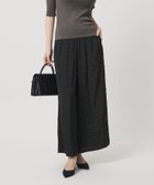 【ユナイテッドアローズ/UNITED ARROWS】のドットカットジャガード イージー ワイド パンツ -ウォッシャブル- 人気、トレンドファッション・服の通販 founy(ファニー) ファッション Fashion レディースファッション Fashion for Women パンツ Pants & Trousers ウォッシャブル Machine Washable カットジャガード Cut Jacquard シャーリング Shirring, Ruched セットアップ Set-Up, Coordinated Outfit ビンテージ Vintage, Retro Style ワイド Wide, Wide Fit thumbnail BLACK|ID: prp329100004826703 ipo3291000000035119519