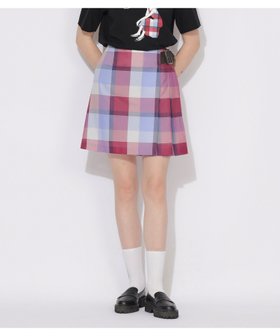 【ブルーレーベル クレストブリッジ/BLUE LABEL CRESTBRIDGE】の【原宿・WEB限定】クレストブリッジチェックカラミクロスミニスカート 人気、トレンドファッション・服の通販 founy(ファニー) ファッション Fashion レディースファッション Fashion for Women スカート Skirts ミニスカート Mini Skirts おすすめ Recommended / Our Picks キルト Quilt, Quilted Fabric コラボ Collaboration, Collab チェック Check, Plaid, Tartan ミニスカート Mini Skirt, Short Skirt メッシュ Mesh, Net Fabric 吸水 Absorbent, Quick-Dry |ID:prp329100004826765