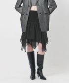 【ユナイテッドアローズ/UNITED ARROWS】のAEWEN MATOPH ラッフルミニスカート ベアトップ - 2WAY ウォッシャブル - 人気、トレンドファッション・服の通販 founy(ファニー) ファッション Fashion レディースファッション Fashion for Women スカート Skirts ミニスカート Mini Skirts イレギュラーヘム Irregular Hem ウォッシャブル Machine Washable カットソー Cut and Sewn Top コンビ Combo, Combination Style シアー Sheer, See-Through ジャケット Jacket, Outerwear フォーマル Formal, Dressy ペチコート Petticoat, Underskirt ポケット Pocket, Pocket Detail ランダム Random, Irregular リブニット Rib Knit, Ribbed Knit ワイド Wide, Wide Fit ワッシャー Washer, Crinkled Finish おすすめ Recommended / Our Picks エレガント 上品 Elegant thumbnail BLACK|ID: prp329100004826771 ipo3291000000035120248