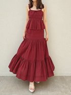 【スナイデル/SNIDEL】のコットンレーススカート 人気、トレンドファッション・服の通販 founy(ファニー) ファッション Fashion レディースファッション Fashion for Women スカート Skirts エレガント 上品 Elegant ギャザー Gathered, Ruffled クラシカル Classical, Vintage-Inspired ストレート Straight, Straight Cut スマート Smart, Elegant ティアード Tiered, Tiered Style レース Lace, Lace Fabric おすすめ Recommended / Our Picks thumbnail RED[046]|ID: prp329100004826786 ipo3291000000035120425