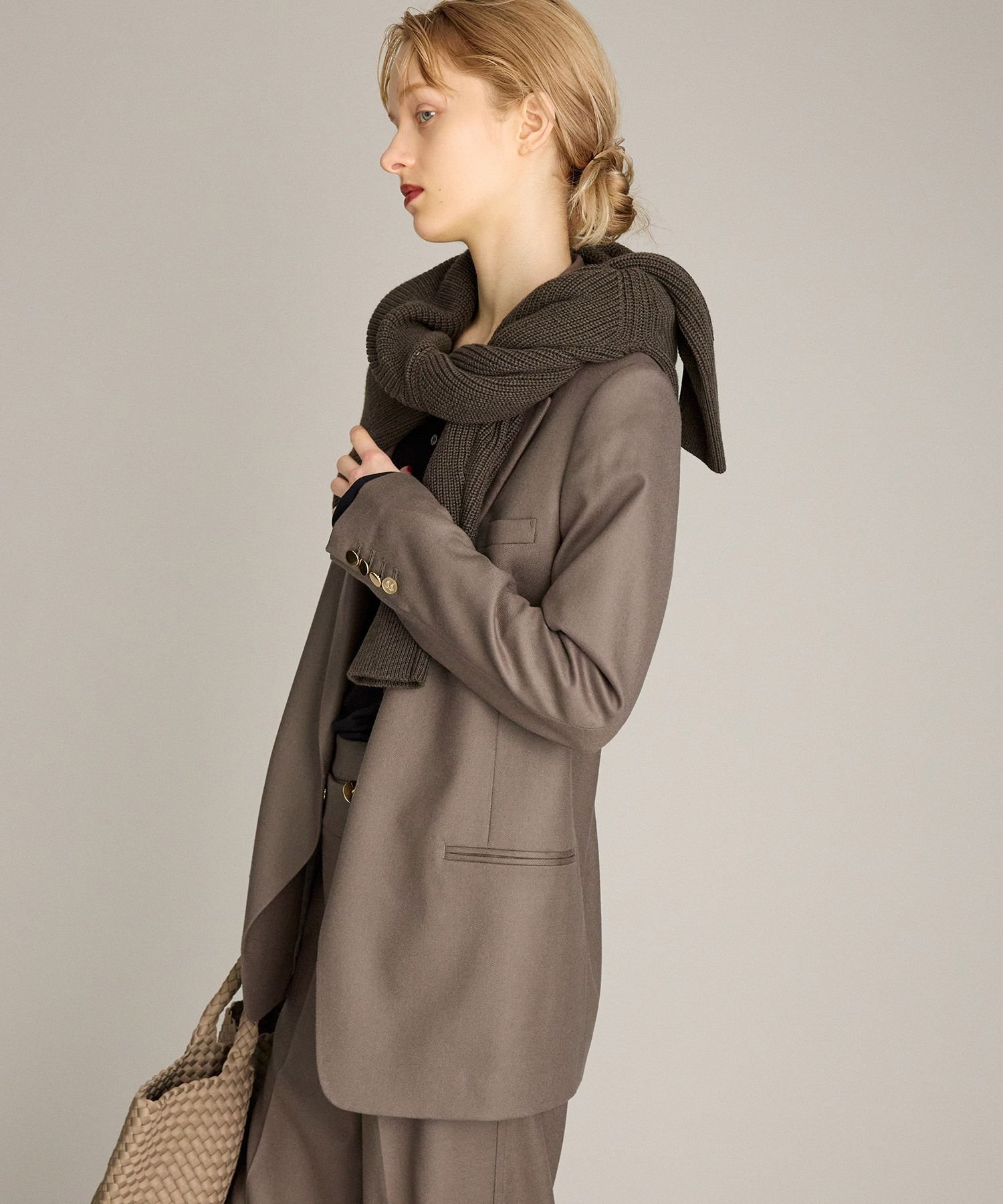 【ブリル/BRILL】のウールピークトラペルジャケット 人気、トレンドファッション・服の通販 founy(ファニー) 　ファッション　Fashion　レディースファッション　Fashion for Women　アウター　Coat / Outerwear Collection　レディースジャケット・軽アウター　Jackets　ストレッチ　Stretch, Stretchy Fabric　 other-1|ID: prp329100004826787 ipo3291000000035120437