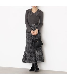 【プロポーション ボディドレッシング/PROPORTION BODY DRESSING】のラメツイードマーメイドスカート 25AW 人気、トレンドファッション・服の通販 founy(ファニー) ファッション Fashion レディースファッション Fashion for Women スカート Skirts 2025年 2025 2025-2026秋冬・A/W Autumn/Winter 2025–26 AW25–26 おすすめ Recommended / Our Picks セットアップ Set-Up, Coordinated Outfit タイトスカート Pencil Skirt, Tight Skirt ツイード Twill, Twill Weave ブルゾン Blouson, Bomber Jacket マーメイド Mermaid, Fishtail Silhouette |ID:prp329100004826794