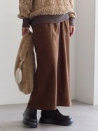 【サマンサモスモス/Samansa Mos2】のコーデュロイスカート 人気、トレンドファッション・服の通販 founy(ファニー) ファッション Fashion レディースファッション Fashion for Women スカート Skirts コーデュロイ Corduroy, Cord Fabric シンプル Simple, Minimal スウェット / スエット Sweatshirt, Sweatwear ポケット Pocket, Pocket Detail thumbnail ブラウン|ID: prp329100004826796 ipo3291000000035120501