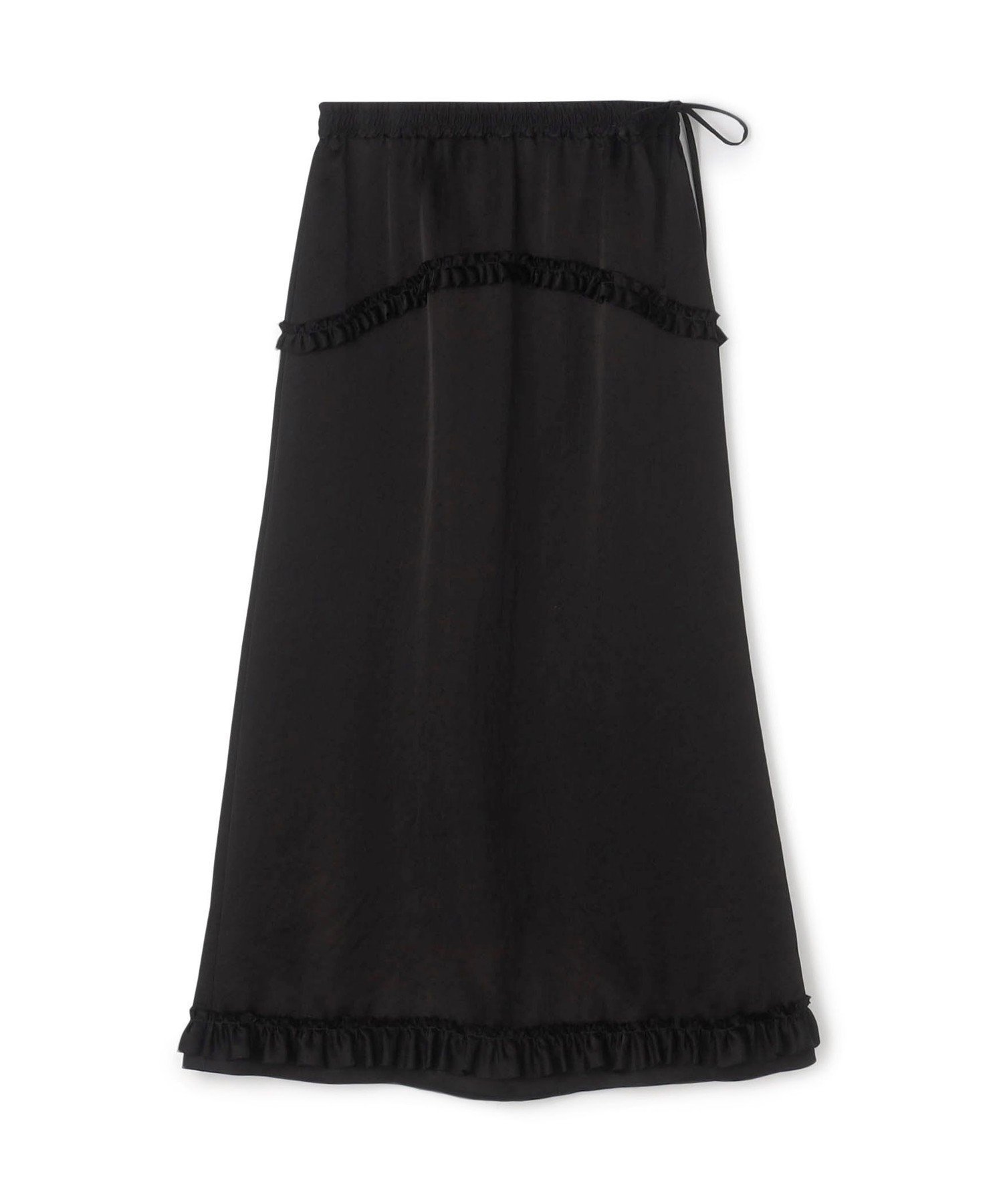 【トゥモローランド/TOMORROWLAND】のサテンヨウリュウ ギャザーフリルスカート 人気、トレンドファッション・服の通販 founy(ファニー) 　ファッション　Fashion　レディースファッション　Fashion for Women　スカート　Skirts　キャミソール　Camisole, Spaghetti Strap Top　サテン　Satin, Glossy Fabric　セットアップ　Set-Up, Coordinated Outfit　フリル　Frill, Ruffle　ロマンティック　Romantic, Feminine Style　 other-1|ID: prp329100004826798 ipo3291000000035120506