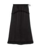 【トゥモローランド/TOMORROWLAND】のサテンヨウリュウ ギャザーフリルスカート 19 ブラック|ID: prp329100004826798 ipo3291000000035120508