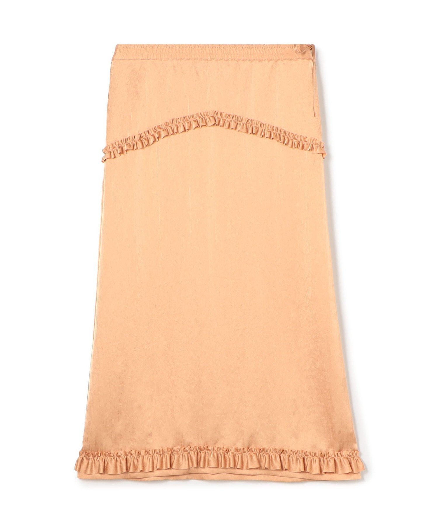 【トゥモローランド/TOMORROWLAND】のサテンヨウリュウ ギャザーフリルスカート インテリア・キッズ・メンズ・レディースファッション・服の通販 founy(ファニー) 　ファッション　Fashion　レディースファッション　Fashion for Women　スカート　Skirts　キャミソール　Camisole, Spaghetti Strap Top　サテン　Satin, Glossy Fabric　セットアップ　Set-Up, Coordinated Outfit　フリル　Frill, Ruffle　ロマンティック　Romantic, Feminine Style　33 ピンク|ID: prp329100004826798 ipo3291000000035120510