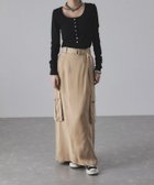 【アダム エ ロペ/ADAM ET ROPE'】の【サステナブル】キュプラカーゴスカート 人気、トレンドファッション・服の通販 founy(ファニー) ファッション Fashion レディースファッション Fashion for Women スカート Skirts ヴィンテージ Vintage Style キュプラ Cupro, Eco Fabric サンダル Sandals, Summer Shoes シューズ Shoes, Footwear スウェット / スエット Sweatshirt, Sweatwear スニーカー Sneakers, Trainers スリット Slit, Slit Detail とろみ Fluid, Flowy Fabric ドレープ Drape, Draping Fabric ポケット Pocket, Pocket Detail A/W・秋冬 Autumn/Winter 2026年 2026 thumbnail ベージュ(27)|ID: prp329100004826804 ipo3291000000035120574