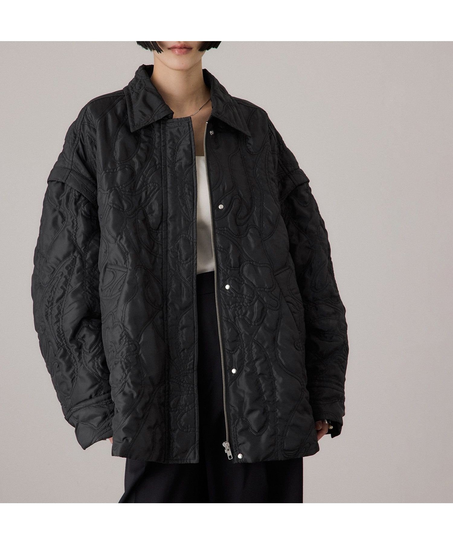 【アダム エ ロペ/ADAM ET ROPE'】の2WAYキルティングシャツジャケット 人気、トレンドファッション・服の通販 founy(ファニー) ファッション Fashion レディースファッション Fashion for Women アウター Coat / Outerwear Collection レディースジャケット・軽アウター Jackets 春 Spring キルティング Quilted, Quilting 軽量 Lightweight, Ultra Light スラックス Slacks, Dress Pants スリット Slit, Slit Detail デニム Denim, Jeans Material ドット Polka Dot, Dot Pattern フロント Front, Front Design ブルゾン Blouson, Bomber Jacket ベスト Vest, Waistcoat ボトム Bottoms, Lower Wear ポケット Pocket, Pocket Detail おすすめ Recommended / Our Picks 2026年 2026 other-1|ID: prp329100004826822 ipo3291000000035120754