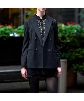 【ドレステリア/DRESSTERIOR】の【モデル美香*DRESSTERIOR】美香さんコラボプリーツヘムジャケット 人気、トレンドファッション・服の通販 founy(ファニー) ファッション Fashion レディースファッション Fashion for Women アウター Coat / Outerwear Collection レディースジャケット・軽アウター Jackets ワンピース Dresses フォーマル・パーティードレス・結婚式用ドレス Elegant & Casual Dresses エレガント 上品 Elegant シフォン Chiffon, Lightweight Fabric ジャケット Jacket, Outerwear ストライプ Stripe, Striped Pattern ストレッチ Stretch, Stretchy Fabric スマート Smart, Elegant スラックス Slacks, Dress Pants デニム Denim, Jeans Material ドレス Dress, One-Piece フェミニン Feminine, Girly プリント Print, Printed Pattern プリーツ Pleats, Pleated マニッシュ Mannish, Boyish |ID:prp329100004826826