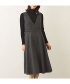 【トゥー ビー シック/TO BE CHIC】のホームスパン ジャンパースカート 人気、トレンドファッション・服の通販 founy(ファニー) ファッション Fashion レディースファッション Fashion for Women スカート Skirts フレアースカート Flared Skirt, A-Line Skirt thumbnail グレー|ID: prp329100004826828 ipo3291000000035120795