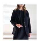 【カリテ/qualite】の【セットアップ対応】TWツイルテーラードジャケット 人気、トレンドファッション・服の通販 founy(ファニー) ファッション Fashion レディースファッション Fashion for Women アウター Coat / Outerwear Collection レディースジャケット・軽アウター Jackets テーラードジャケット / 通勤・きれいめスタイル Tailored Jackets & Blazers セットアップ Set-Up, Coordinated Outfit ツイル Twist, Twisted Detail thumbnail ブラック|ID: prp329100004826835 ipo3291000000035120854