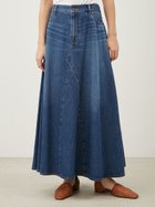 【ミラオーウェン/Mila Owen】の後ろゴムマチデザインフレアデニムスカート【ウォッシャブル】 BLU[086]|ID: prp329100004826839 ipo3291000000035120900