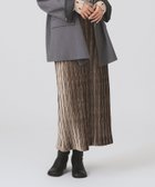 【ビームス ウイメン/BEAMS】のプリーツ ベロア タイト スカート 人気、トレンドファッション・服の通販 founy(ファニー) ファッション Fashion レディースファッション Fashion for Women スカート Skirts スリット Slit, Slit Detail プリーツ Pleats, Pleated ベロア Velour, Soft Velvet エレガント 上品 Elegant thumbnail BROWN|ID: prp329100004826848 ipo3291000000035120993