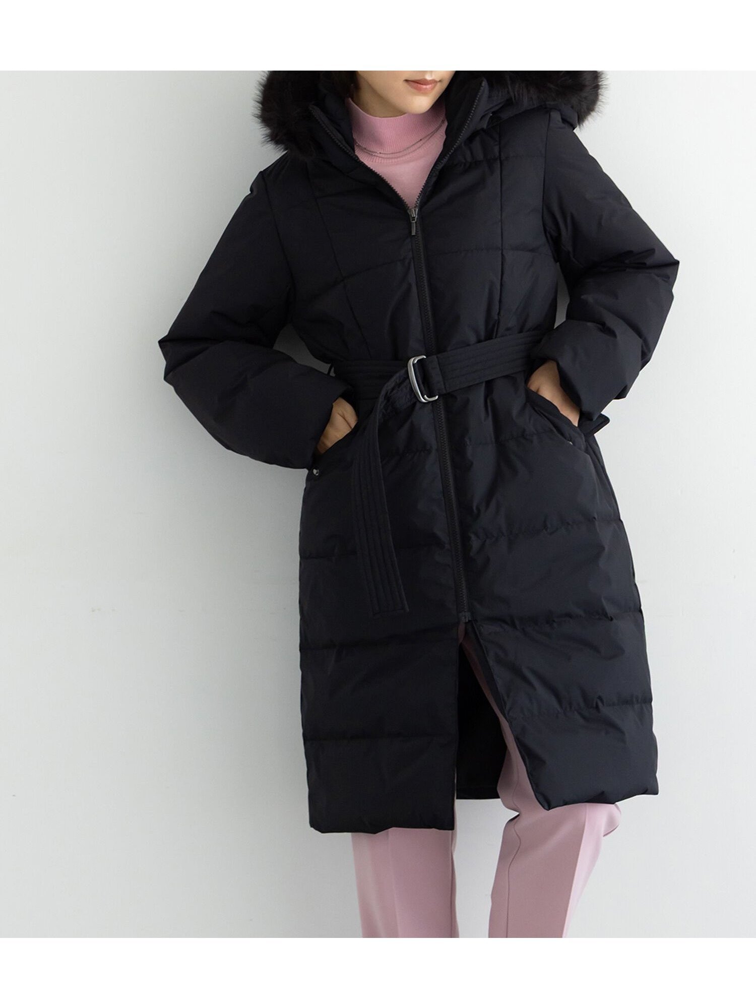 【テチチ/Te chichi】の【宮本茉由着用】フードロングダウンコート 人気、トレンドファッション・服の通販 founy(ファニー) 　ファッションモデル・俳優・女優　Models　女性　Women　宮本茉由　MIyamoto Mayu　ファッション　Fashion　レディースファッション　Fashion for Women　アウター　Coat / Outerwear Collection　コート・ロングコート・ピーコート　Long Coats, Peacoats & More　ダウンジャケット・軽量ダウン　Warm & Lightweight Down Jackets　ダウン　Down, Puffer　ロング　Long, Long-Length　冬　Winter / This Winter　ビジネス 仕事 通勤　Business / Work / Commuting　 other-1|ID: prp329100004826849 ipo3291000000035121016