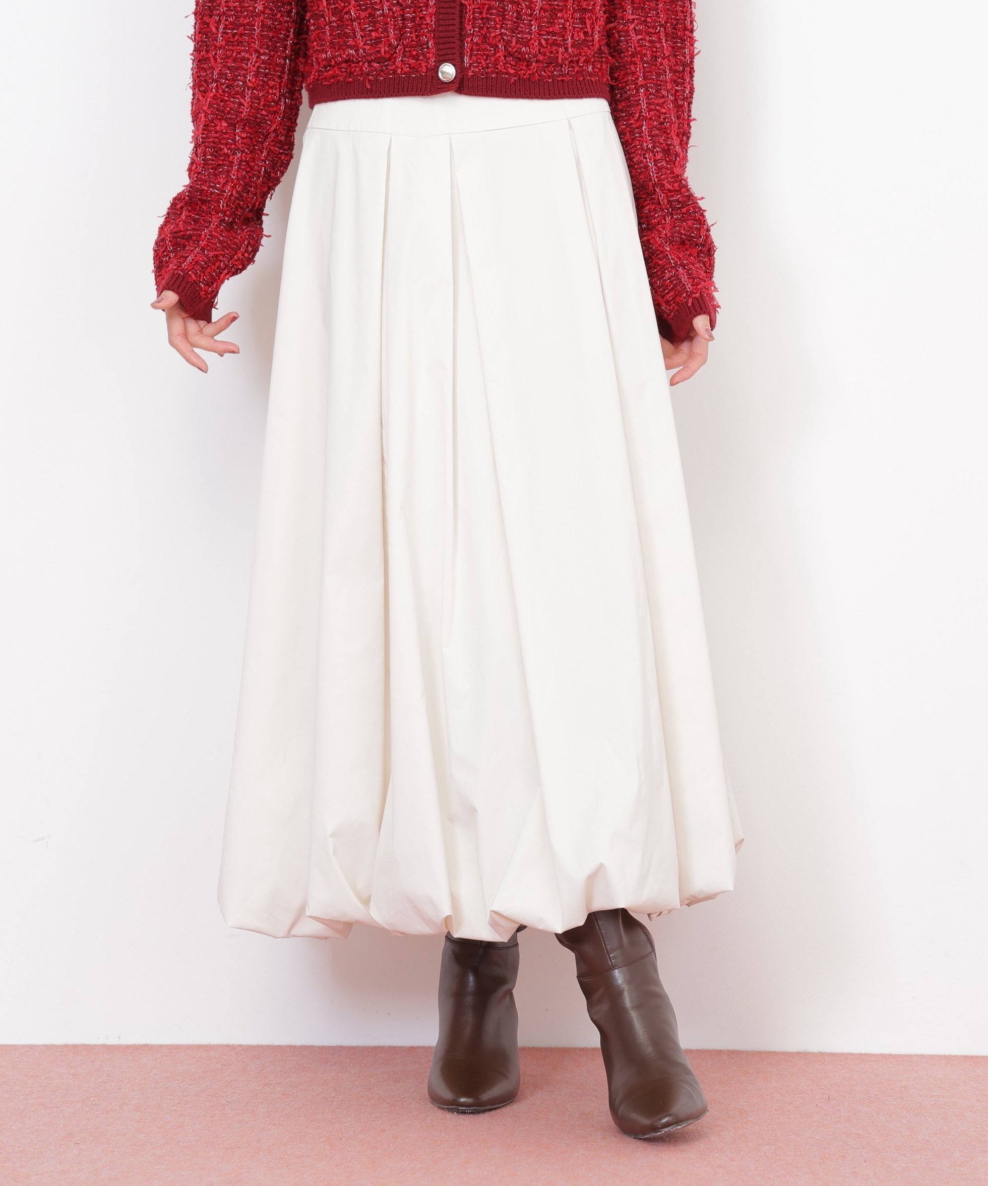 【ジルバイジルスチュアート/JILL by JILLSTUART】のロングバルーンスカート 人気、トレンドファッション・服の通販 founy(ファニー) 　ファッション　Fashion　レディースファッション　Fashion for Women　スカート　Skirts　シンプル　Simple, Minimal　スマート　Smart, Elegant　バルーン　Balloon, Balloon Silhouette　フィット　Fit, Slim Fit　レース　Lace, Lace Fabric　ロング　Long, Long-Length　 other-1|ID: prp329100004826855 ipo3291000000035121117