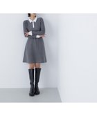 【ナチュラル ビューティー ベーシック/NATURAL BEAUTY BASIC】のシャツカラーミニニットワンピース 人気、トレンドファッション・服の通販 founy(ファニー) ファッション Fashion レディースファッション Fashion for Women ワンピース Dresses ニットワンピース Knit Dresses フレア Flare, Flared エレガント 上品 Elegant thumbnail ウォームグレー|ID: prp329100004826862 ipo3291000000035121190