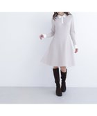 【ナチュラル ビューティー ベーシック/NATURAL BEAUTY BASIC】のシャツカラーミニニットワンピース 人気、トレンドファッション・服の通販 founy(ファニー) ファッション Fashion レディースファッション Fashion for Women ワンピース Dresses ニットワンピース Knit Dresses フレア Flare, Flared エレガント 上品 Elegant thumbnail オフグレージュ3|ID: prp329100004826862 ipo3291000000035121191