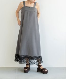 【ランダ/RANDA】の裾レースワンピース 人気、トレンドファッション・服の通販 founy(ファニー) ファッション Fashion レディースファッション Fashion for Women ワンピース Dresses おすすめ Recommended / Our Picks イエロー Yellow シンプル Simple, Minimal レース Lace, Lace Fabric |ID:prp329100004826864