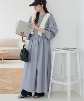 【ディスコート/Discoat】の【新色追加!/WEB限定】ウエスト切替マキシワンピ 人気、トレンドファッション・服の通販 founy(ファニー) ファッション Fashion レディースファッション Fashion for Women ワンピース Dresses マキシ丈ワンピース・ロングドレス Maxi Dresses / Long One-Pieces カーディガン Cardigan, Knitwear シンプル Simple, Minimal ジャケット Jacket, Outerwear デニム Denim, Jeans Material フェミニン Feminine, Girly フレア Flare, Flared マキシ Maxi, Full Length ワイド Wide, Wide Fit エレガント 上品 Elegant 切替 Switching, Contrast Panel |ID:prp329100004826869