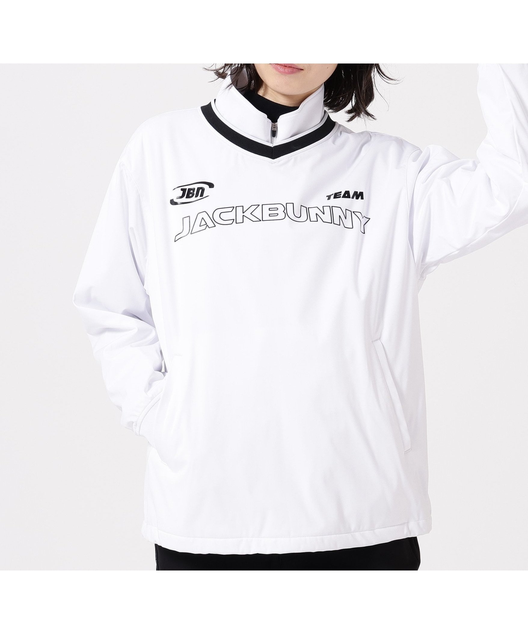 【ジャックバニー/Jack Bunny】のPEスムース ボンディング ツインブルゾン インテリア・キッズ・メンズ・レディースファッション・服の通販 founy(ファニー) ファッション Fashion レディースファッション Fashion for Women アウター Coat / Outerwear Collection ブルゾンジャケット・スポーティアウター Blouson Jackets おすすめ Recommended / Our Picks インナー Innerwear グラフィック Graphic, Graphic Design ゴルフ Golf フィット Fit, Slim Fit ブルゾン Blouson, Bomber Jacket ボンディング Bonding, Bonded Fabric 防寒 Cold Protection, Winter-Ready ホワイト|ID: prp329100004826870 ipo3291000000035121285