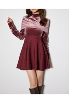 【リエンダ/rienda】の2WAYベロアフレアミニワンピース 人気、トレンドファッション・服の通販 founy(ファニー) ファッション Fashion レディースファッション Fashion for Women ワンピース Dresses トレンド Trend, Trending Now フィット Fit, Slim Fit フレア Flare, Flared ベロア Velour, Soft Velvet thumbnail RED|ID: prp329100004826871 ipo3291000000035121289