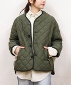 【ステップス/STEPS】のGYMPHLEX/QUILT DOWN COLLARLESS JACKET A0431 NYM 人気、トレンドファッション・服の通販 founy(ファニー) ファッション Fashion レディースファッション Fashion for Women アウター Coat / Outerwear Collection レディースジャケット・軽アウター Jackets キルティング Quilted, Quilting クラシック Classic, Timeless Style コーデュロイ Corduroy, Cord Fabric スリット Slit, Slit Detail タフタ Taffeta, Structured Fabric ダウン Down, Puffer パイピング Piping, Trim Design 軽量 Lightweight, Ultra Light thumbnail OLIVE|ID: prp329100004826875 ipo3291000000035121372