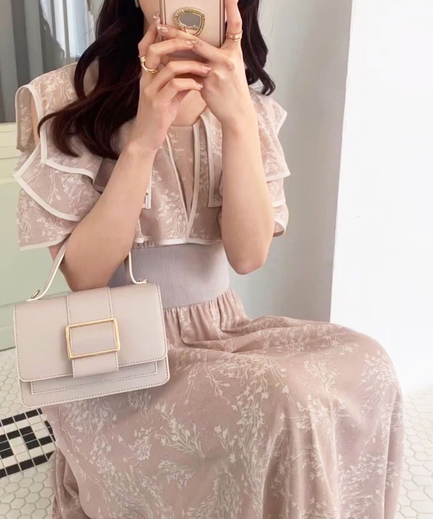 【マジェスティック レゴン/MAJESTIC LEGON】のダブルカラーコルセットワンピース インテリア・キッズ・メンズ・レディースファッション・服の通販 founy(ファニー) ファッション Fashion レディースファッション Fashion for Women ワンピース Dresses くるぶし Ankle-Length キャップ Cap, Baseball Cap コルセット Corset, Bustier サンダル Sandals, Summer Shoes スニーカー Sneakers, Trainers ダウン Down, Puffer フィット Fit, Slim Fit フェミニン Feminine, Girly フリル Frill, Ruffle ミックス Mix, Mixed Style ミュール Mule, Backless Shoes 再入荷 Restock / Back in Stock ピンク柄|ID: prp329100004826882 ipo3291000000035121471