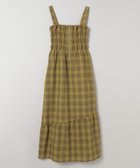 【ジーナシス/JEANASiS】のフロントZIPシャーリングワンピース イエロー系その他|ID: prp329100004826887 ipo3291000000035121512