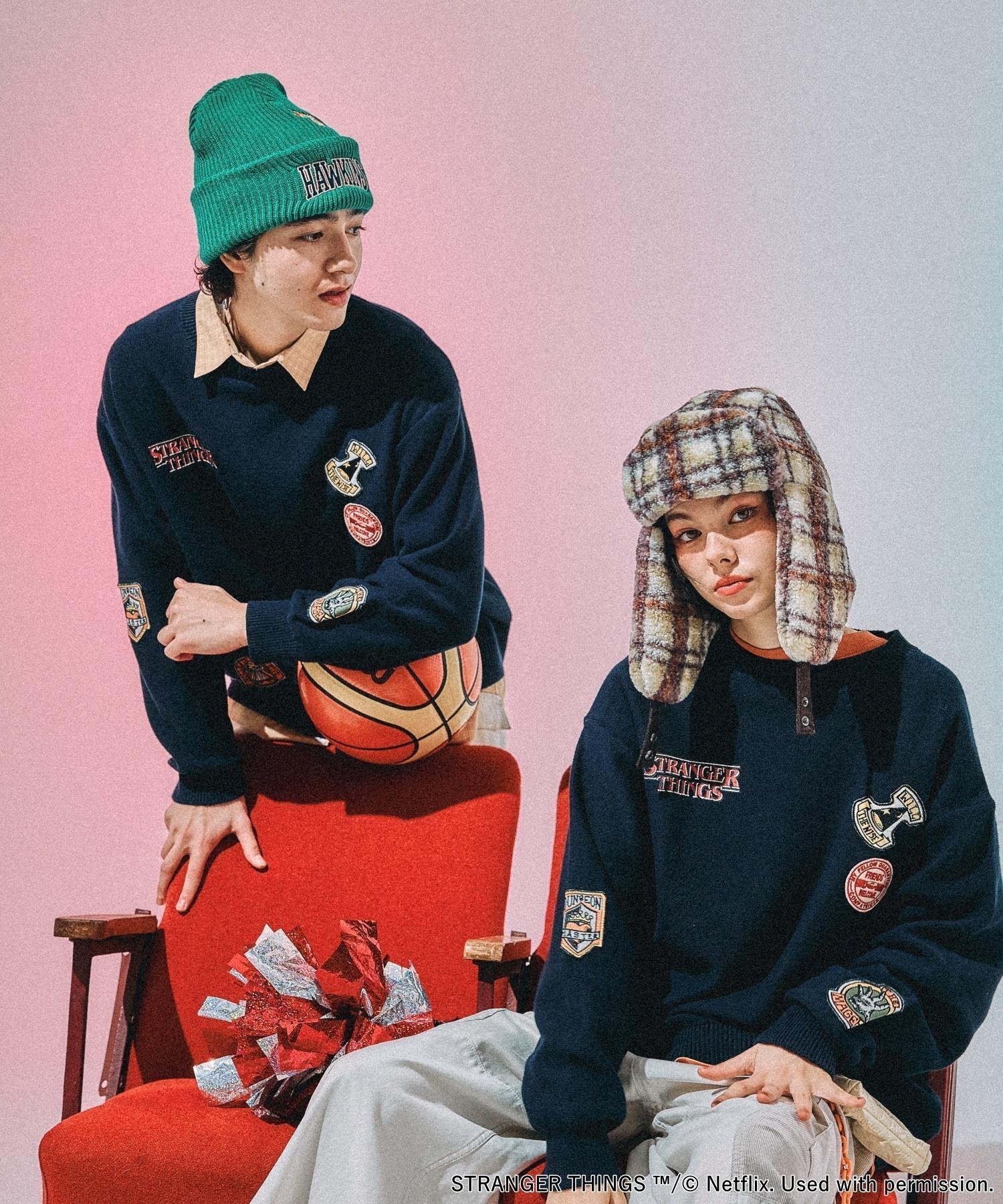 【ニコアンド/niko and】の【STRANGER THINGS】コラボ アソートモチーフニット 人気、トレンドファッション・服の通販 founy(ファニー) ファッション Fashion レディースファッション Fashion for Women トップス・カットソー Cut & Sew Tops ニット Knit Tops & Sweaters イラスト Illustration ヴィンテージ Vintage Style キャップ Cap, Baseball Cap コラボ Collaboration, Collab スニーカー Sneakers, Trainers プリント Print, Printed Pattern モチーフ Motif, Design Theme モノトーン Monotone, Black and White ワイド Wide, Wide Fit ワーク Workwear, Utility Style おすすめ Recommended / Our Picks 夏 Summer other-1|ID: prp329100004826889 ipo3291000000035121531