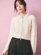 【セルフォード/CELFORD】のアラン柄ニットブルゾン 人気、トレンドファッション・服の通販 founy(ファニー) ファッション Fashion レディースファッション Fashion for Women アウター Coat / Outerwear Collection ブルゾンジャケット・スポーティアウター Blouson Jackets トップス・カットソー Cut & Sew Tops ニット Knit Tops & Sweaters コンパクト Compact, Small Size スマート Smart, Elegant セーター Sweater, Knitwear バランス Balance, Style Balance ブルゾン Blouson, Bomber Jacket エレガント 上品 Elegant 切替 Switching, Contrast Panel thumbnail IVR[003]|ID: prp329100004826894 ipo3291000000035121568