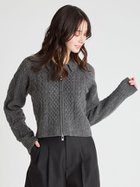 【セルフォード/CELFORD】のアラン柄ニットブルゾン 人気、トレンドファッション・服の通販 founy(ファニー) ファッション Fashion レディースファッション Fashion for Women アウター Coat / Outerwear Collection ブルゾンジャケット・スポーティアウター Blouson Jackets トップス・カットソー Cut & Sew Tops ニット Knit Tops & Sweaters コンパクト Compact, Small Size スマート Smart, Elegant セーター Sweater, Knitwear バランス Balance, Style Balance ブルゾン Blouson, Bomber Jacket エレガント 上品 Elegant 切替 Switching, Contrast Panel thumbnail CGRY[007]|ID: prp329100004826894 ipo3291000000035121570