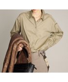【ブリル/BRILL】のワイドスリーブシャツ 人気、トレンドファッション・服の通販 founy(ファニー) ファッション Fashion レディースファッション Fashion for Women トップス・カットソー Cut & Sew Tops シャツ・ブラウス・オフィスカジュアル Elegant Blouses & Button-Ups カシュクール Wrap Design ワッシャー Washer, Crinkled Finish thumbnail カーキ78|ID: prp329100004826907 ipo3291000000035121794