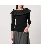 【ユナイテッドアローズ/UNITED ARROWS】のギャザー オフショルダー 7分袖ニット -ウォッシャブル- 人気、トレンドファッション・服の通販 founy(ファニー) ファッション Fashion レディースファッション Fashion for Women トップス・カットソー Cut & Sew Tops ニット Knit Tops & Sweaters ウォッシャブル Machine Washable ギャザー Gathered, Ruffled シャーリング Shirring, Ruched フィット Fit, Slim Fit フレア Flare, Flared ラウンド Round, Round Neck ワイド Wide, Wide Fit おすすめ Recommended / Our Picks thumbnail BLACK|ID: prp329100004826913 ipo3291000000035121881