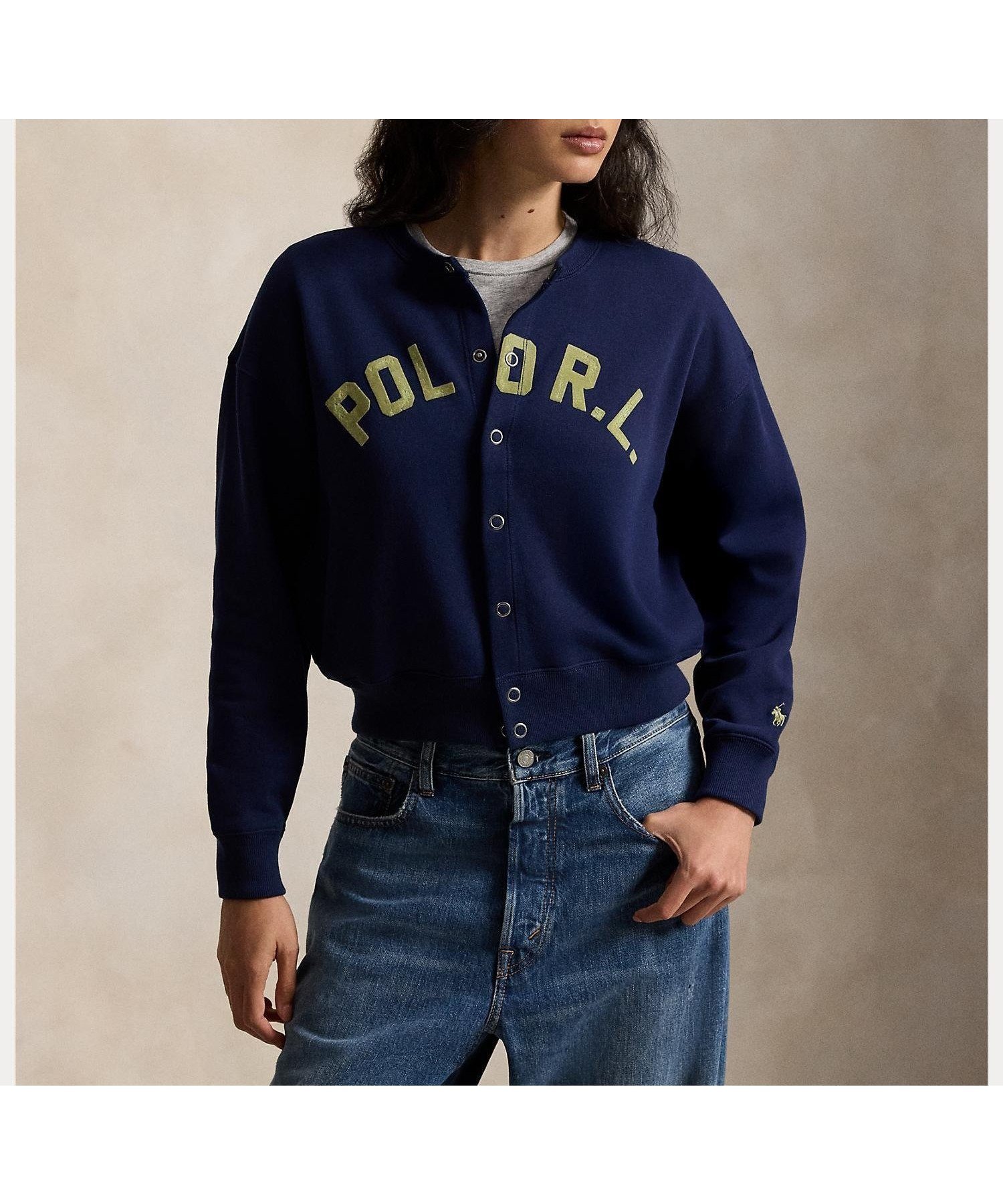 【ラルフローレン/RALPH LAUREN】のロゴ フリース カーディガン 人気、トレンドファッション・服の通販 founy(ファニー) ファッション Fashion レディースファッション Fashion for Women トップス・カットソー Cut & Sew Tops カーディガン・羽織り Layered Style Cardigans カフス Cuff Design カーディガン Cardigan, Knitwear 長袖 Long Sleeve, Full Sleeve フィット Fit, Slim Fit フロント Front, Front Design プリント Print, Printed Pattern リラックス Relax, Relaxed Fit other-1|ID: prp329100004826922 ipo3291000000035122024