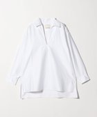 【ユナイテッドアローズ/UNITED ARROWS】のconte スキッパー チュニックシャツ 人気、トレンドファッション・服の通販 founy(ファニー) ファッション Fashion レディースファッション Fashion for Women トップス・カットソー Cut & Sew Tops シャツ・ブラウス・オフィスカジュアル Elegant Blouses & Button-Ups クラシカル Classical, Vintage-Inspired サテン Satin, Glossy Fabric スキッパー Skipper, Open Collar スリット Slit, Slit Detail タイプライター Typewriter Fabric, Crisp Cotton チュニック Tunic, Long Top ボックス Boxy, Box Shape リラックス Relax, Relaxed Fit エレガント 上品 Elegant thumbnail OFF WHITE|ID: prp329100004826947 ipo3291000000035122284