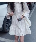 【チェルカ/CERCA】のNia/Nia(ニア)/ミニ丈 フレアシャツワンピース 人気、トレンドファッション・服の通販 founy(ファニー) ファッション Fashion レディースファッション Fashion for Women ワンピース Dresses シャツワンピース / 1枚で着映えコーデ Shirt Dresses おすすめ Recommended / Our Picks ガーリー Girly, Feminine Style シンプル Simple, Minimal ジャケット Jacket, Outerwear フレア Flare, Flared ベスト Vest, Waistcoat レース Lace, Lace Fabric ロング Long, Long-Length 再入荷 Restock / Back in Stock 春 Spring thumbnail ホワイト|ID: prp329100004826968 ipo3291000000035122470