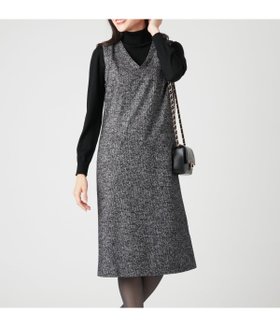 【ニューヨーカー/NEWYORKER】のウールツィード Vネックジャンパースカート 人気、トレンドファッション・服の通販 founy(ファニー) ファッション Fashion レディースファッション Fashion for Women スカート Skirts シンプル Simple, Minimal セットアップ Set-Up, Coordinated Outfit ツイード/ツィード Choker, Choker Necklace フロント Front, Front Design ポケット Pocket, Pocket Detail ミックス Mix, Mixed Style A/W・秋冬 Autumn/Winter エレガント 上品 Elegant セレモニー Ceremony ビジネス 仕事 通勤 Business / Work / Commuting |ID:prp329100004826988