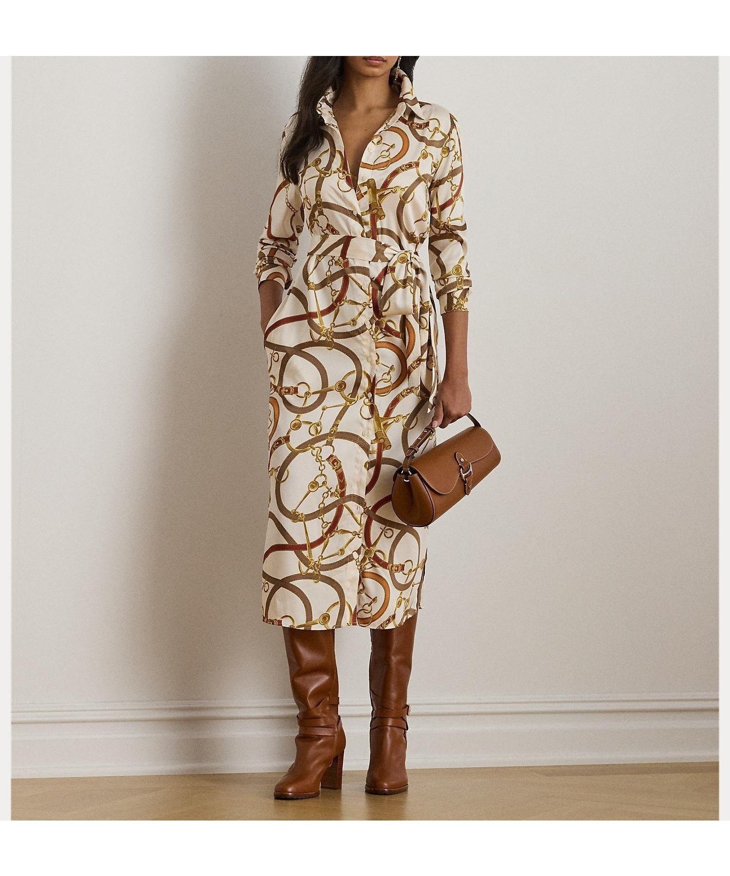 【ラルフローレン/RALPH LAUREN】のベルティングプリント ツイル シャツドレス インテリア・キッズ・メンズ・レディースファッション・服の通販 founy(ファニー) ファッション Fashion レディースファッション Fashion for Women トップス・カットソー Cut & Sew Tops シャツ・ブラウス・オフィスカジュアル Elegant Blouses & Button-Ups ワンピース Dresses フォーマル・パーティードレス・結婚式用ドレス Elegant & Casual Dresses なめらか Smooth, Silky Texture カフス Cuff Design クラシック Classic, Timeless Style ストレート Straight, Straight Cut ツイル Twist, Twisted Detail ドレス Dress, One-Piece フィット Fit, Slim Fit プリント Print, Printed Pattern メタル Metal, Metal Parts ヨーク Yoke, Yoke Design ループ Loop, Loop Knit 定番 Standard, Basic Item 長袖 Long Sleeve, Full Sleeve 100ホワイト|ID: prp329100004826990 ipo3291000000035122751