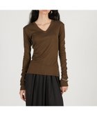 【プランク プロジェクト/PRANK PROJECT】のディープVネックトップ / Deep V-Neck Top 人気、トレンドファッション・服の通販 founy(ファニー) ファッション Fashion レディースファッション Fashion for Women トップス・カットソー Cut & Sew Tops Vネックトップス V-Neck Tops / V-Cut Neckline Shirts フィット Fit, Slim Fit thumbnail BRN|ID: prp329100004826993 ipo3291000000035122781