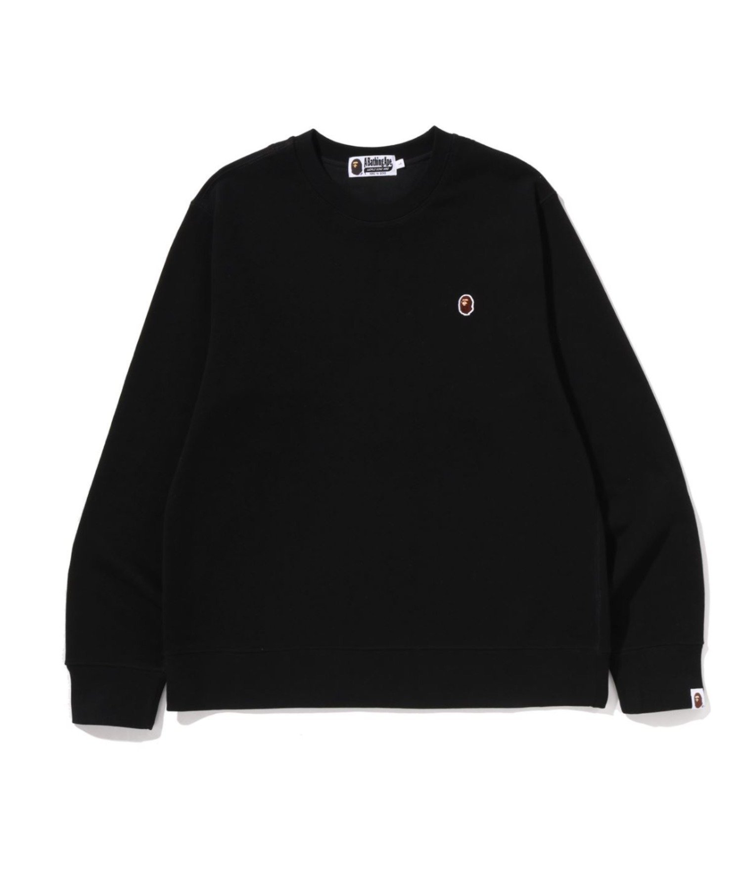 【ア ベイシング エイプ/A BATHING APE】のONE POINT REGULAR FIT CREWNECK SWEATSHIRT 人気、トレンドファッション・服の通販 founy(ファニー) 　ファッション　Fashion　レディースファッション　Fashion for Women　トップス・カットソー　Cut & Sew Tops　シャツ・ブラウス・オフィスカジュアル　Elegant Blouses & Button-Ups　レディースパーカー・カジュアルフーディー　Casual Hoodies & Sweatshirts　ロングTシャツ・Tシャツ　Longline T-Shirts & Tees　スウェット・クルーネックトップス　Sweatshirts & Crewnecks / Relaxed Fit Sweat Tops　ワンポイント　One Point, Statement Accent　 other-1|ID: prp329100004826994 ipo3291000000035122788