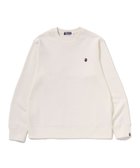 【ア ベイシング エイプ/A BATHING APE】のONE POINT REGULAR FIT CREWNECK SWEATSHIRT 人気、トレンドファッション・服の通販 founy(ファニー) ファッション Fashion レディースファッション Fashion for Women トップス・カットソー Cut & Sew Tops シャツ・ブラウス・オフィスカジュアル Elegant Blouses & Button-Ups レディースパーカー・カジュアルフーディー Casual Hoodies & Sweatshirts ロングTシャツ・Tシャツ Longline T-Shirts & Tees スウェット・クルーネックトップス Sweatshirts & Crewnecks / Relaxed Fit Sweat Tops ワンポイント One Point, Statement Accent thumbnail IVORY|ID: prp329100004826994 ipo3291000000035122791