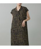 【イネド/INED】のデフォルメチェックボウタイワンピース 人気、トレンドファッション・服の通販 founy(ファニー) ファッション Fashion レディースファッション Fashion for Women ワンピース Dresses エレガント 上品 Elegant スマート Smart, Elegant チェック Check, Plaid, Tartan フォルム Silhouette, Form ポケット Pocket, Pocket Detail リラックス Relax, Relaxed Fit ビジネス 仕事 通勤 Business / Work / Commuting thumbnail ブラック|ID: prp329100004826995 ipo3291000000035122802