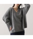 【グレディブリリアン/Gready Brilliant】のGready Brilliant/2_FOXヤクVネックワイド 人気、トレンドファッション・服の通販 founy(ファニー) ファッション Fashion レディースファッション Fashion for Women トップス・カットソー Cut & Sew Tops Vネックトップス V-Neck Tops / V-Cut Neckline Shirts フォックス Fox, Fox Fur ボトム Bottoms, Lower Wear ラグジュアリー Luxury, Elegant ワイド Wide, Wide Fit エレガント 上品 Elegant thumbnail GRY|ID: prp329100004827009 ipo3291000000035122970