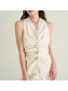 【スナイデル/SNIDEL】のギャザージレトップス 人気、トレンドファッション・服の通販 founy(ファニー) ファッション Fashion レディースファッション Fashion for Women アウター Coat / Outerwear Collection トップス・カットソー Cut & Sew Tops ベスト&ジレ / 重ね着スタイル Vests & Gilets ウェーブ Wavy Pattern エレガント 上品 Elegant カットソー Cut and Sewn Top キャミソール Camisole, Spaghetti Strap Top ギャザー Gathered, Ruffled 今季 This Season, Current Season スマート Smart, Elegant フィット Fit, Slim Fit フェミニン Feminine, Girly フロント Front, Front Design ミックス Mix, Mixed Style ワイド Wide, Wide Fit おすすめ Recommended / Our Picks 夏 Summer thumbnail IVR[003]|ID: prp329100004827029 ipo3291000000035123168