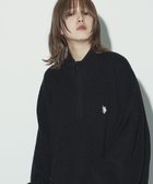 【アフロタス/Aphlotus】のユーエスポロアッスン 別注 オーバーサイズ 畦編み ハーフジップ ニット 人気、トレンドファッション・服の通販 founy(ファニー) ファッション Fashion レディースファッション Fashion for Women トップス・カットソー Cut & Sew Tops ニット Knit Tops & Sweaters 畦編みニット・テクスチャードトップス Ribbed Knit Sweaters / Textured Knit Tops イタリア Italy 畦 Ribbed Knit 腕時計 Wristwatch コラボ Collaboration, Collab コレクション Collection, Seasonal Line ショルダー Shoulder, Shoulder Strap スタンド Stand Collar, Upright Stand スポーツ Sports, Activewear トレンド Trend, Trending Now ドロップ Drop Shoulder, Dropped Style ビッグ Big, Oversized 別注 Limited Edition, Custom Order メンズ Men's, Menswear おすすめ Recommended / Our Picks thumbnail ブラック|ID: prp329100004827032 ipo3291000000035123215