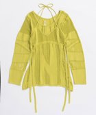 【メゾンスペシャル/MAISON SPECIAL】のRandom Mesh Knit Tops 人気、トレンドファッション・服の通販 founy(ファニー) ファッション Fashion レディースファッション Fashion for Women トップス・カットソー Cut & Sew Tops ニット Knit Tops & Sweaters おすすめ Recommended / Our Picks ビスチェ Bustier, Corset Top フェミニン Feminine, Girly ミックス Mix, Mixed Style メッシュ Mesh, Net Fabric ランダム Random, Irregular thumbnail LIME|ID: prp329100004827042 ipo3291000000035123391