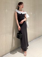 【スナイデル/SNIDEL】のワンショルリボンニットワンピース 人気、トレンドファッション・服の通販 founy(ファニー) ファッション Fashion レディースファッション Fashion for Women ワンピース Dresses ニットワンピース Knit Dresses ウェーブ Wavy Pattern エレガント 上品 Elegant オーガンジー Organza Fabric ストレート Straight, Straight Cut スマート Smart, Elegant ドッキング Docking, Mixed Material リボン Ribbon, Bow |ID:prp329100004827045