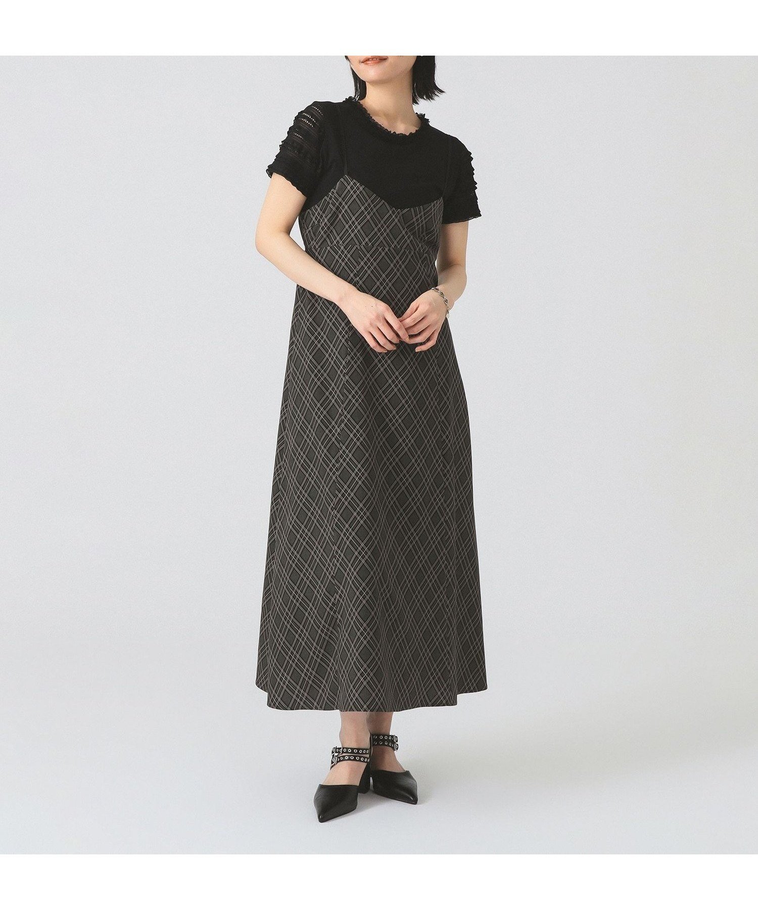 【ビームス ウイメン/BEAMS】の【9/25新規値下げ】【秋までき着れる/レイヤード/重ね着】プリント キャミ ワンピース 25AW レオパード チェック インテリア・キッズ・メンズ・レディースファッション・服の通販 founy(ファニー) ファッション Fashion レディースファッション Fashion for Women ワンピース Dresses キャミソールワンピース Camisole Dresses 2025年 2025 2025-2026秋冬・A/W Autumn/Winter 2025–26 AW25–26 インナー Innerwear カーディガン Cardigan, Knitwear キャミ Camisole, Cami Top キャミワンピース Cami Dress, Slip Dress シンプル Simple, Minimal ジャケット Jacket, Outerwear チェック Check, Plaid, Tartan フレア Flare, Flared プリント Print, Printed Pattern ラップ Wrap, Wrap Design レオパード Leopard, Animal Print 秋 Autumn CHECK|ID: prp329100004827047 ipo3291000000035123428